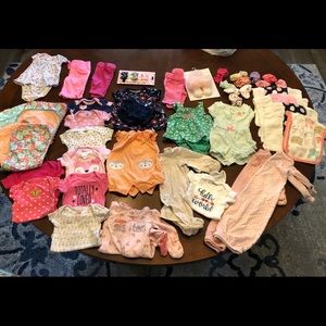 HUGE newborn baby girl bundle